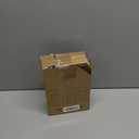 Vine Creations Amber Glass Soap Dispenser, 2 Pack Kitchen Soap Dispenser Set with Stainless Steel Pump, 16 oz Dish Soap and Hand Soap Dispensers for Bathroom with Waterproof Labels and Protective Pads (Amber Bottle / Brushed Brass Pump)