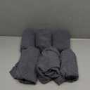 Genina Waterproof Seat Covers for Dining Room Chairs Covers Dining Chair seat Covers Kitchen Chair Covers slipcovers (Dark Gray, 6 Pcs)