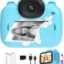 Kids Camera Instant Print Camera for Kids, Portable Toddler Camera That Print Photos, Instant Digital Camera for Kids Printing Camera Toy 3 4 5 6 7 8 9 10 11 12 Year Boys Girls