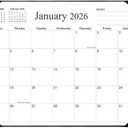 Desk Calendar 2026 with Desktop Mat, 18 Month Large Desk Pad Calendar from January 2026 to June 2027, 22" x 17" Desk Pad Calendar 2026-2027 for Home, School Office, Black