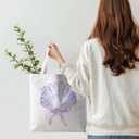 Beach Ocean Tote Bags, Summer Gifts for Women, Summer Preppy Seashell Shopping Bags, Beach Ocean Room Decor