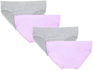 Fruit of the Loom Girls' Multi-Pack Seamless Bikini Briefs – Ultimate Comfort & Flexibility, Small Child Size