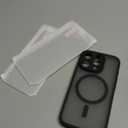 TOCOL Magnetic for iPhone 15 Pro Case with 2 Pack Privacy Screen Protector, Upgraded Full Camera Protection, Fit for Magsafe, Non-Slip, Drop Protection, Privacy Black