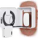 EV Electric Vehicle Car Charger Cover Protector Tesla Wall Charging Station Cable Cord Holder Lock Box Indoor Outdoor