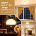 2 Pack Clip On Lamp Shade, 8" DIA x 4 1/4" Height Light Cover for A Type Bulb, Lamp Cover for Deco Exposed Bare Bulb Fixture, Acrylic Dome Clip on Standard Shades for Home Bathroom Office