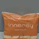 INNERSY Women's High Waisted Underwear Cotton Panties Regular & Plus Size 5-Pack (Medium, Nude)