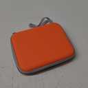 Card Case Holder for Yoto Card Binder Album Pouch Storage Organizer Sleeves Portable Soft Zipper Folder for Yoto Player Audiobook Card Amiibo Card 80 Pockets (Orange)