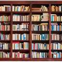 YYNXSY 7X5FT Bookshelf Backdrop Bookcase Backdrop Library Backdrop Backdrop Bookshelf Book Wallpaper Back Drop Books Background Screen for Zoom Meeting YY-1014