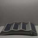 Amazon Basics Foldable Non-Slip Pet Stairs for Small Dogs and Cats, Senior Pets, Easy to Climb, 14.6" x 22.75" x 19.5", Grey