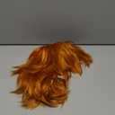 Wigs for Men's' Death Note Male Short Hair Wig Costume Cosplay Wigs (Orange)