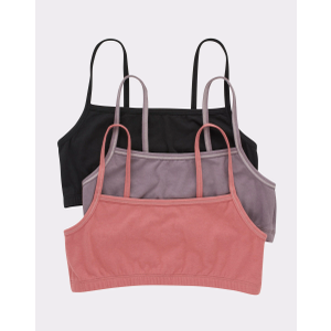 Hanes Women's Cotton String Bralette (3 Pack), Size: L