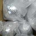 Libima 12 Pack Bulk Large Disco Ball Decorations, Silver Mirror Hanging Disco Balls Ornaments for Christmas Tree, Mothers Day, 70s 80s Party, Wedding, Prom, DIY Decor(12'', 8'', 6'', 4'')