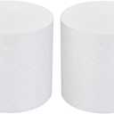 MECCANIXITY Round Foam Cake Dummy 4 Inch x 4 Inch Circle Dummy Cake Set for Wedding Cakes, Birthday Cakes, Crafts, and Window Displays 2 Pack