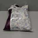 jinchan Linen Curtains for Bedroom Blue Curtains Damask Patterned 84 Inches Long for Living Room Light Filtering Vintage Curtains Baroque Style Drapes Grommet Window Treatments 2 Panels Set