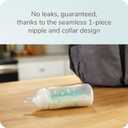 NUK Smooth Flow Pro Anti Colic Baby Bottle - Easy to Assemble and Clean & Reduces Newborn Spit-up & Gas, 5oz, 4-Pack, Neutral