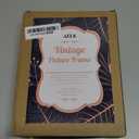 AELS 5x7 Inch Vintage Picture Frame, Elegant Antique Photo Frames with Glass Front, Photo Display, Tabletop Wall Hanging, Gift Ideas, Vine Pattern, Silver & Light Blue 10x15