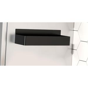 Mystozer Magnetic Spice Rack for Refrigerator, Kitchen Organizer and Storage Shelf, Black (1 Pack)