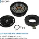ECCPP AC Compressor Clutch Kit for Nissan Quest V6 3.0L 1993-1998 | for Nissan Quest V6 3.0L 1993-1998 57139,58139 Restores Cold Air Fix AC Clutch Not Engaging Direct Fit