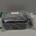 Cordless Heated Lunch Box, Smart Timer Automatic Heating Food Warmer for Adults, 5.5-Cup Portable Electric Lunch Container with Handheld Insulated Bag Dark Black