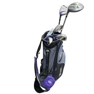 Mixed Junior Golf Club Set with Stand Bag: U.S. Kids Golf fairway driver (23° loft) & Future Pro (17.5° loft)