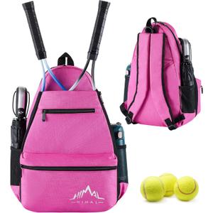 Himal Outdoors Tennis Backpack Tennis Bag - Large Storage Holds 2-3 Rackets and Necessities,Suitble for Women,Men and Teenagers 