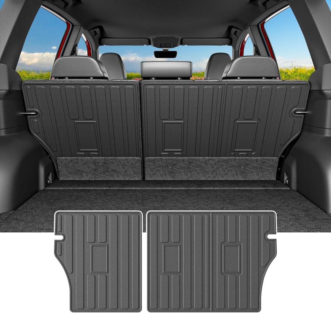 powoq Cargo Mat Compatible with 2025 2026 Subaru Forester Trunk Mat TPE Backrest Mat All Weather Protection Cargo Liner Trunk Liner Replacement for 2025 2026 Subaru Forester Accessories (Backrest Mat)