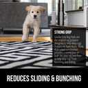 GORILLA GRIP Strong Rug Pad Gripper, 3x5 FT, US Designed, Grips Help Keep Area Rugs Safe and in Place, Slip and Skid Resistant Pads for Hard Floors, Under Carpet Mat Cushion and Hardwood Protection