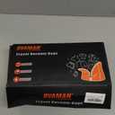 Vacuum Bags for Travel with Pump, Vacuum Packing Cubes for Travelers, Vacuum Seal Bags for Clothing, Reusable IP68 Waterproof Airless Travel Bags for Luggage, Backpack & Suitcase (Orange 2PC + Pump)