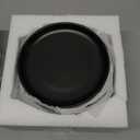 BonNoces 6 Inches Small Appetizer Plates Matte Porcelain, Elegant Mini Size Round Serving Plates for Dessert, Salad, Snacks, Set of 6 (Black)