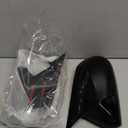 Ox Horn Side Rearview Mirror Cover Compatible with Toyota Camry 2018 2019 2020 2021 2022 2023 2024 2025 Door Side Mirror Trim Cover (Bright Black