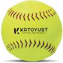 KRTOYUST Softball Ball,11" & 12" Official Size Softballs Great for Practice Training - Comply with Official Size and Weight Standard