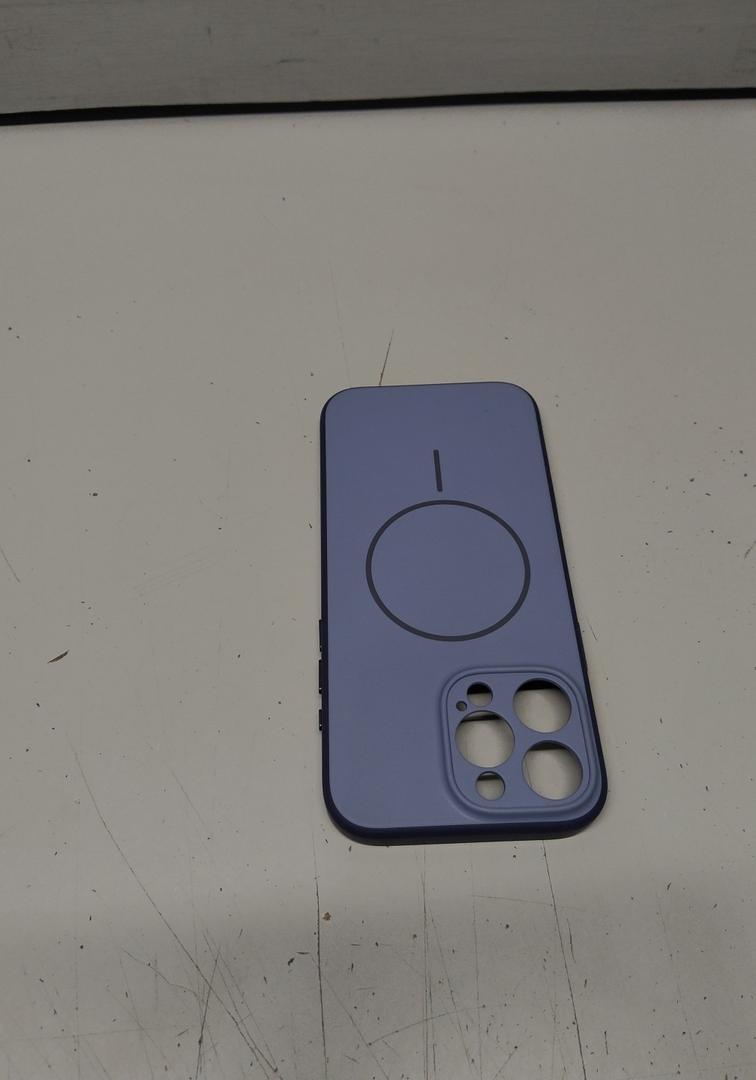 For iPhone Magnetic Case TPU + PC Shockproof Phone Cover with Electroplated Buttons - Blue 16Pro Max