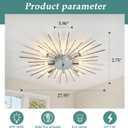 ZGLAOJT Semi Flush Mount 8 Light Ceiling Light Modern Metal Ceiling Lighting Chrome Light Fixture Chandelier for Farmhouse Kitchen Dining Room Bedroom Hallway Living Room