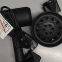 slopehill Professional Ionic Hair Dryer, Powerful 1800W Fast Drying Low Noise Blow Dryer w
ith 2 Concentrator Nozzle 1 Diffuser Attachments for Home Salon Travel (Black)