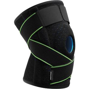 Bodyprox Knee Brace with Side Stabilizers & Patella Gel Pads for Knee Support, X-Large