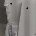 Vagusicc Nightstand Set 2 with Charging Station, End Table with Fabric Drawers, Bedside Table with Open Wood Shelf, 24.2" Tall Side Table with USB Ports & Outlets, Night Stand for Bedroom, White