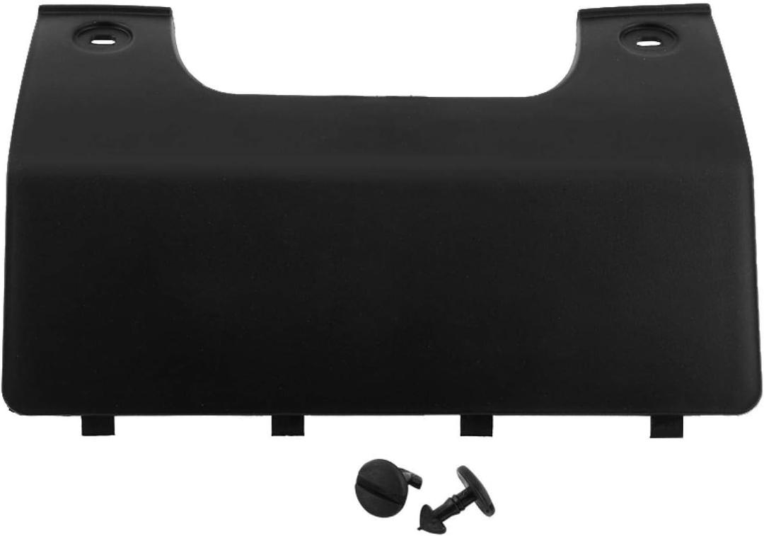 Towing Hook Cover, Black Car Rear Bumper Tow Towing Eye Hook Cover for LR3 2005-2009 LR4 2010-2012 DPO 500011PCL