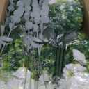 18PCS Artificial Spring White Flowers for Indoor Outdoor Planters Faux Daisy Fake Little Flowers UV Resistant for Porch Terrace Yard Home Party Decoration