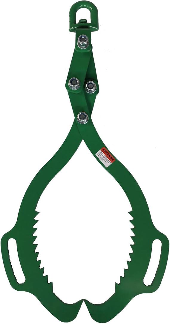Log Lifting Tongs,2 Serrated 28in Swivel Claw Hook, Heavy Duty Grapple Timber Claw,Lumber Skidding,Log Lifting -28in