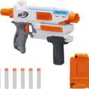 Nerf Modulus Mediator Blaster -- Fires 6 Darts in a Row, Pump Action, Slam Fire, Includes 6-Dart Clip and 6 Official Nerf Elite Darts 
