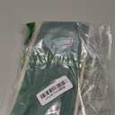 Heat Resistant Hair Tool Organizer Bag with Hanging Loop, Portable Travel Case for Flat Irons, Curling Irons, Hair Straighteners & Hot Styling Tools, 13.5" Heat-Proof Storage Cover with 2 Pockets (Ivory - Teal)