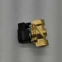 U.S. Solid 1" Brass Solenoid Valve - 24V DC, Normally Closed, 145 PSI Electric Valve for Water, Air, Diesel