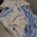 CosFantasy Deluxe Princess Dress Princess Cosplay Costume Blue Satin Ball Gown Prom Dresses Princess Costume (Medium)