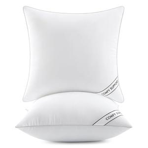MIULEE 26x26 Inch Euro Pillows Inserts, Pack of 2 Down Alternative Virgin Filling Comfy Support Throw Pillows for Sofa Couch Bed