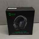 Black Shark Wireless Gaming Headset, Bluetooth 6.0 Gaming Headphones with USB and Type-c Connector, 7.1 Surround Sound for PC, PS5, PS4, Noise Canceling Microphone & 40H Battery, Goblin X8 (Black)