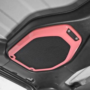 JeCar Top Speaker Frame Trim Cover for 2018-2023 Jeep Wrangler JL JLU Gladiator JT Interior Accessories (Pink)