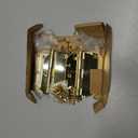 Door Hinges Polished Brass 3.5 Inch Door Hinges Gold 6 Pack 5/8" Radius Corners 3-1/2 Interior Door Hinge for Doors Bedroom Yellow Shiny Luxury Residential Door Hardware Bright Brass Hinge JIW