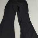 YEOREO CoreFlex Flare Leggings with Pockets for Women Scrunch Workout Leggings Butt Lifting Gym Yoga Pants (Large, Black)