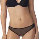 OnGossamer Women's Ongossamer Women's Sleek Micro Everyday T-Shirt Bra Bra (36C, Black)
