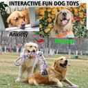 XIGOU Indestructible Dog Toys - Tough Puppy Chew Toys for Aggressive Chewers, Dental Cleaning Tug of War Toy, Great for Small to Large Breeds